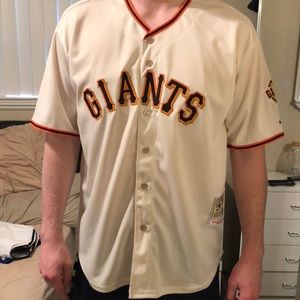 Willie Mays Giants Home Throwback jersey